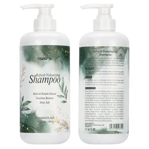 Private Label Keratin Nourish Hair Scalp Care Anti Dandruff Refreshing Shampoo for Men Women