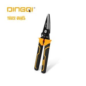 DingQi Multi-Function Wire Stripping Tools Magnet Cable Cutter Wire Stripper Super Strip Cable Stripping Cutting Plier