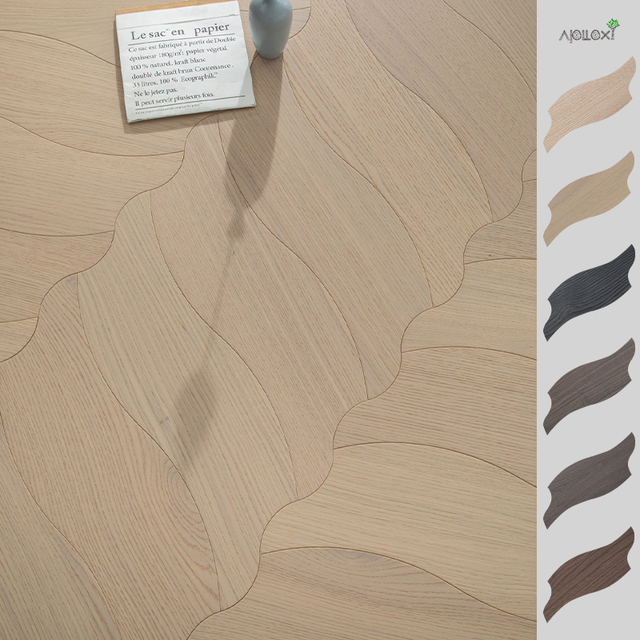 Apolloxy Cheap Click Lock Spc Flooring Piso Luxury Vinyl Plank Floor White Oak Color SPC Flooring