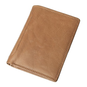 Genuine Brown Leather Wallet Men Storage Coin Coin Coin Pocket Credit Card Holder Pocket Men Leather Wallet Card Holder Wallet