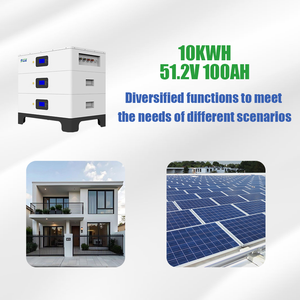 10KWH Split Stackable Lithium for Residential Solar Energy Storage System CAN BMS Deep Cycle <b>Battery</b> Home <b>Backup</b> - Product Image 4