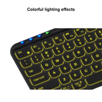 Nouveaux 4 appareils personnalisables disponibles clavier sans fil USB rechargeable 99 touches 96% profil bas mince pour tablette