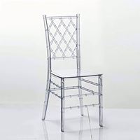Chaises d'événement en résine PC transparente, style démontable, pour restaurants, hôtels, événements, design populaire, chaise de mariage