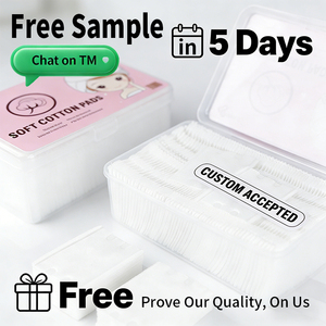 แผ่นสำลีออร์แกนิคแบบสี่เหลี่ยม ซึมซับดี นุ่มนวล สำหรับดูแลผิวหน้าประจำวัน เช็ดเครื่องสำอาง และควบคุมความมัน  สามารถปรับแต่งได้ - Product Image 3