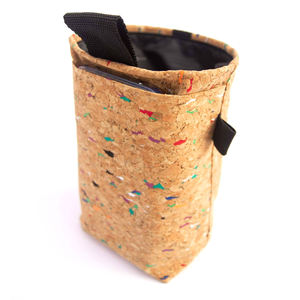 Nouveau sac à craie en liège écologique de conception naturelle pour l'escalade, pochette à craie recyclée, sac de bloc - Product Image 3