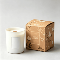 Caja de Embalaje para Velas con Logotipo Personalizado, Económica, de Cartón, para Velas Aromáticas