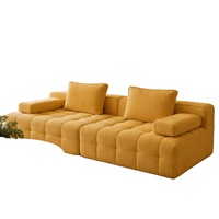 Sofá Modular de Espuma Comprimida, Muebles Seccionales de Espuma, Sofá Moderno envasado al Vacío, Sofá Comprimido de Alta Densidad