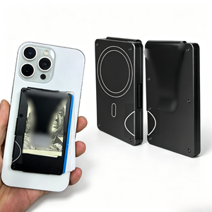 Portatarjetas de aluminio magnético superventas RFID que bloquea la billetera de aluminio metálico, tarjetero minimalista para hombres - Product Image 1