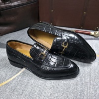 Nouveaux Mocassins Penny Homme 2026 en Cuir Gaufré Crocodile, Chaussures Classiques à Enfiler Finition Faite Main