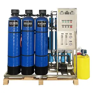 1000Lph Automatic Osmosis Inverse Ro Purifying Filter Pure Drinking Water Purification frp filtration with backwash valve