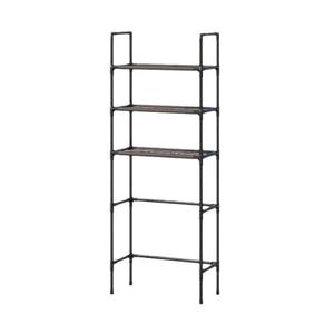 ชั้นวางชักโครกโลหะแบบเรียบพร้อมชั้นวางอ่างล้างหน้าแบบไม่เจาะรูที่เก็บของในห้องน้ำแบบตั้งพื้นสำหรับภาชนะใส่อาหาร - Product Image 5