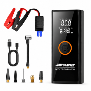 14.8V Portable Jump Starter Tire Inflator <b>Car</b> Battery Booster 150PSI Air Compressor LED Light SOS Power Bank OEM ODM Factory Pro - Product Image 6