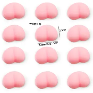 TPR Po-Form Quetschspielzeug Weiches Niedliches Knödel-Scherzartikel Kreatives Po-Aufkleber Stressabbau-Spielzeug für Jugendliche - Product Image 6