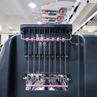 Industry 1 + 1 System's New 16G Automatic 2X2 Rib Bottom Polo T-shit Colliers avec Subroller Flat Knitting Machines Manufacturing
