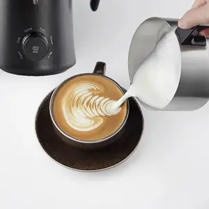 Wholesale Stainless Steel Milk Frother Coffee Foam Maker Logo Electric Milk Frother Steamer Machine