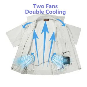 Yaz Wokerwear klima serin ceket Fan klima giysileri