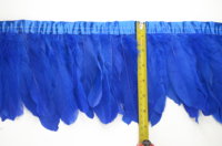 15-20cm couture tissu ruban ruban plume d'oie frange garniture pour bricolage artisanat vêtements robe Costume chapeau accessoire fête décor à la maison