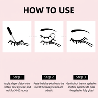Colle à cils personnalisée avec logo, formule douce, 3/5/10/15/20/30 ml, sans latex, pour peaux sensibles, séchage rapide, longue tenue, adhésif pour cils