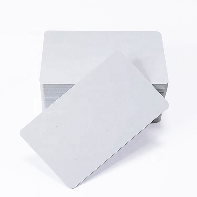 Printable 13.56mhz RFID Matte White Blank Plain PVC Smart  ID Business NFC Card With Chip