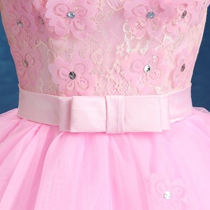 Pink Tulle Dress Long Skirt Stage <b>Performance</b> Costume Women Slimming Puffy Skirt Art Exam <b>Wear</b> - Product Image 3