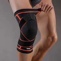 Genouillères de soutien élastiques en nylon VBOSI pour le dropshipping – Genouillère de compression réglable en tricot pour le sport