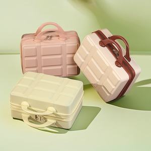 กระเป๋าเดินทางแบบกำหนดเองได้ ขนาด 14 นิ้ว ทำจาก ABS + PC พร้อมกล่องใส่เครื่องสำอาง มีรหัสล็อค พกพาสะดวก เหมาะสำหรับเป็นของขวัญต้อนรับ - Product Image 3