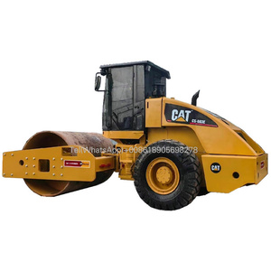 Rouleau vibrant d'occasion Caterpillar CS583 Modèle 2020 Moteur diesel Tambour unique - Product Image 6