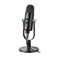 USB kablolu kondenser oyun mikrofon kardioid Polar desen bilgisayar mikrofon PC PS4 PS5 Mac için konferanslar için