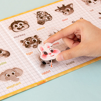 Montessori speelgoed dieren oceaan fruit groenten verkeer magneetboek cartoon magnetische sticker magnetisch stilteboek speelgoed
