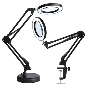 Lámpara de Mesa con Pinza LED 2 en 1 con Lupa 10X, 3 Modos de Color Flexibles, 10 Niveles de Brillo, Cuidado de la Vista para Lectura y Reparación - Product Image 6