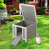Haute qualité moderne décoratif en bois extérieur abri extérieur chat maison résistant aux intempéries lapin clapier cachette intérieur lapin Cage