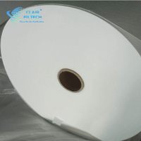 Matériaux bruts pour filtre à air HEPA H11 H12 H13 H14, papier HEPA en fibre de verre