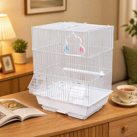 Cages à oiseaux de haute qualité en gros, en fil de fer pliable, fantaisie, pour perroquets, cages de reproduction pour oiseaux, cages à oiseaux à vendre