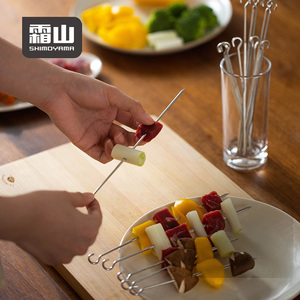 SHIMOYAMA hogar al aire libre de acero inoxidable <span class=keywords><strong>Kebab</strong></span> barbacoa horno palo pinchos de Metal para cocinar al aire libre - Product Image 6