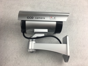 Caméra <span class=keywords><strong>de</strong></span> sécurité factice pour la maison, caméra <span class=keywords><strong>de</strong></span> <span class=keywords><strong>surveillance</strong></span> extérieure, caméra intérieure avec LED clignotante - Product Image 3