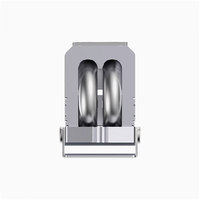 COOLLEO CL-V2 Radiator Hard Disk SSD M.2 Aluminium Berkinerja Tinggi 2280 Solid State dengan Bantalan Karet Ganda dan Pipa Pendingin