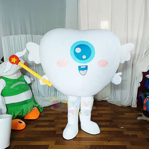 Costume da Mascotte Scintillante con Denti Personalizzato in EVA Peluche per Adulti con Spazzolino Gigante per Campagne sulla Salute Dentale ed Eventi Scolastici - Product Image 4