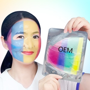 มาส์กเจลลี่คอลลาเจนคริสตัล <span class=keywords><strong>4</strong></span> สี รับผลิตแบบ OEM <span class=keywords><strong>พร้อม</strong></span>โลโก้สั่งทำ ช่วยให้ผิวกระจ่างใส ยกกระชับ ลดเลือนริ้วรอย บำรุงผิวชุ่มชื้น สูตรวีแกน สำหรับผิวแพ้ง่ายและผิวแห้ง - Product Image 1