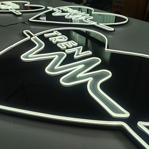 Enseigne néon <span class=keywords><strong>LED</strong></span> personnalisée à motif imprimé UV, lumière acrylique 3D extérieure pour entreprises, bars, hôpitaux, enseignes de mariage, garantie 3 ans - Product Image 1