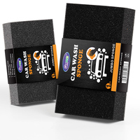 Puissant nettoyage voiture lavage éponge haute densité éponge bloc lavage de voiture polissage cire éponge accessoires de lavage de voiture