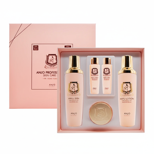 Cosmétiques coréens Anjo JEJU Huile de cheval, ensemble de 3 pièces, crème pour le visage anti-âge, anti-rides, hydratante, blanchissante, nourrissante + soin de la peau - Product Image 2