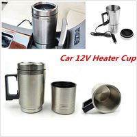 Tasse électrique de voyage portative d'acier inoxydable pour le produit automatique de l'électronique des voitures 400ml