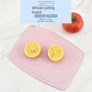Wheat Straw Mini Kitchen Tool <b>Plastic</b> Household Chopping Board for Baby Supplementary Food Dormitory Cutting Board - Product Image 2