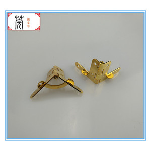 Charnière en L Guan Yan Wujin 30x35x7mm 90 degrés en fer plaqué pour boîte en bois, armoire à bijoux, porte battante - Product Image 4
