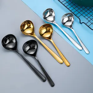 8-Inch Mini Sauce Gravy Ladle stainless 18/8 Deep Serving Spoon Stainless Steel Ladle