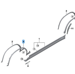OEM passaruota anteriori 51778064819 o 51778064820 per <span class=keywords><strong>BMW</strong></span> <span class=keywords><strong>X3</strong></span> <span class=keywords><strong>G01</strong></span> - Product Image 3