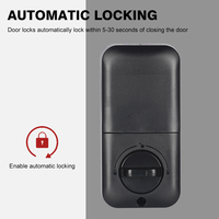 Cerradura electrónica inteligente biométrica para puerta delantera de casa, código de huellas dactilares, cerraduras inteligentes, cerradura de puerta inteligente antirrobo de alta seguridad