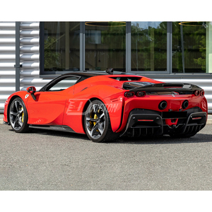 Jupes latérales de remplacement en fibre de carbone sèche style OEM pour Ferrari SF90 Stradale & Spider - Product Image 5