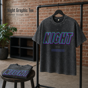 <b>Vintage</b> Wash Oversized Mens Graphic <b>Tee</b> Neon Letter Print Short Sleeve Streetwear T Shirt Y2K Premium Urban Wholesale Supplier - Product Image 6