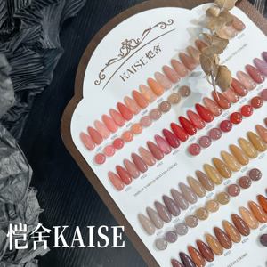 KAISE 2025 Beauty <span class=keywords><strong>Expo</strong></span> Nuevo 50 colores Color translúcido Nail Gel Set HEMA-Free TPO-Free Nail Art Gel UV no tóxico para salón de uñas - Product Image 4